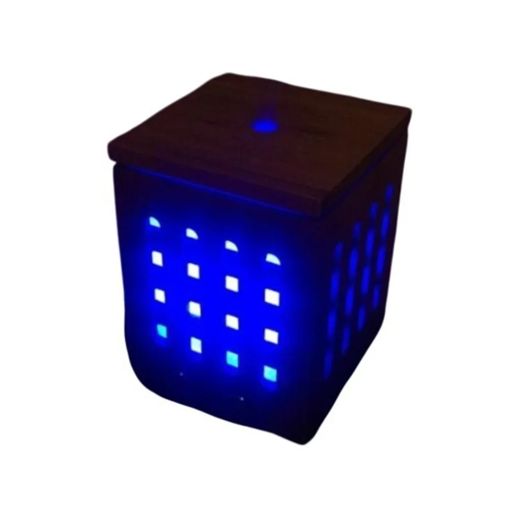 Bamboo Aromatherapy Essential Oil Diffuser Ultrasonic Cool Mist Color LED